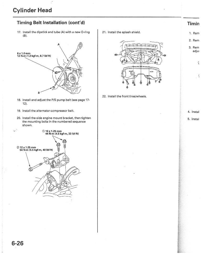 How to replace your 03-04 Timing Belt (finally)!!! - Honda Pilot